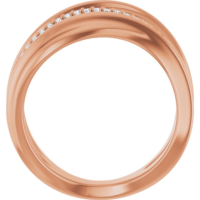 .07 CTW Natural Diamond Freeform Ring