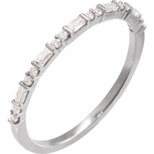 14K White