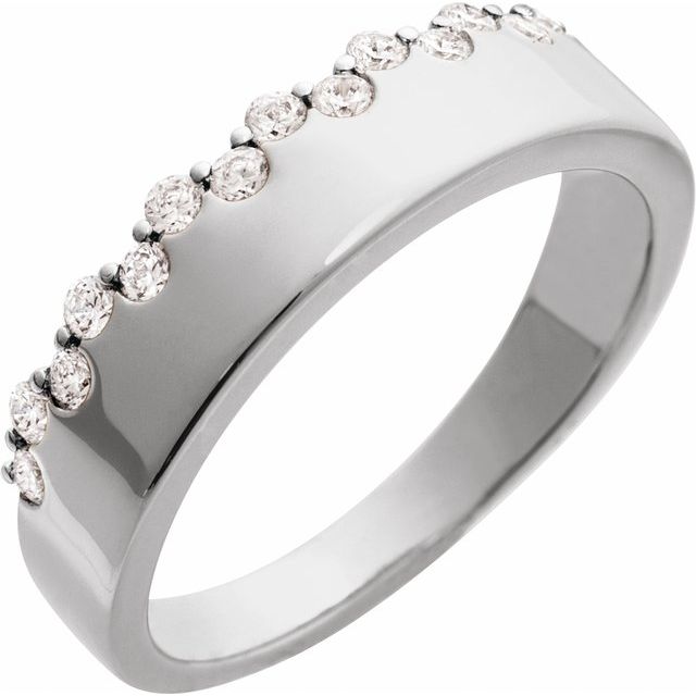 14K White