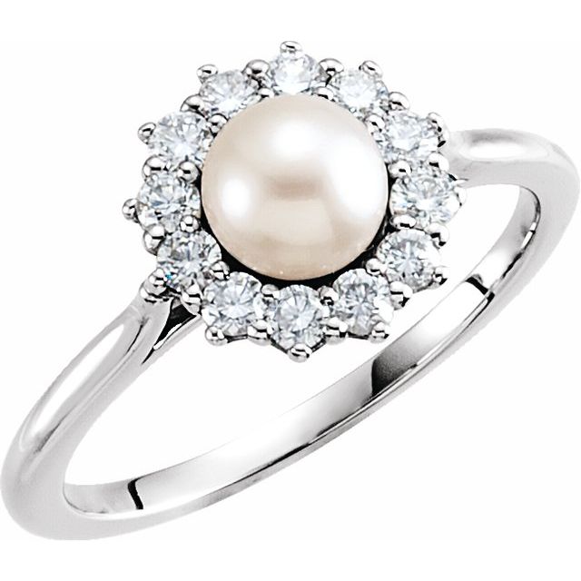 18K White