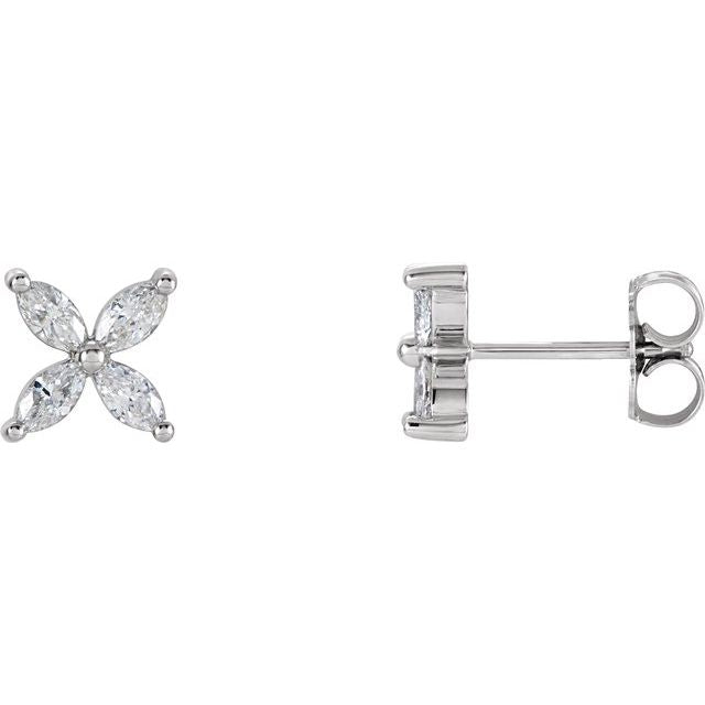 14K White