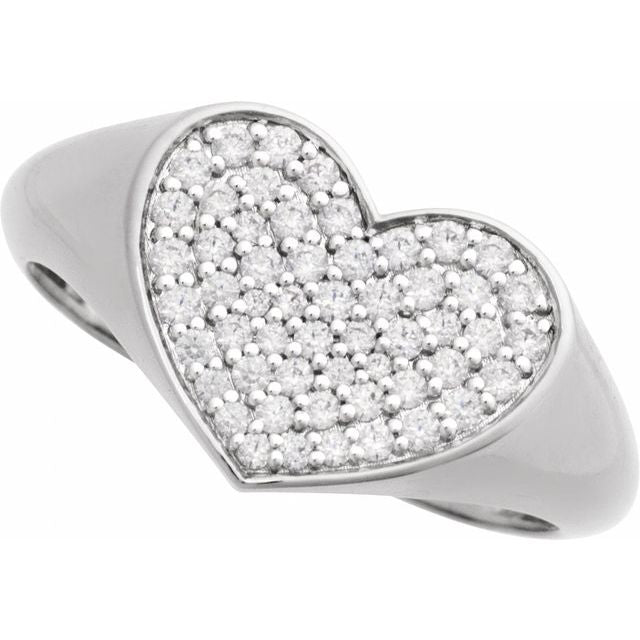 14K White