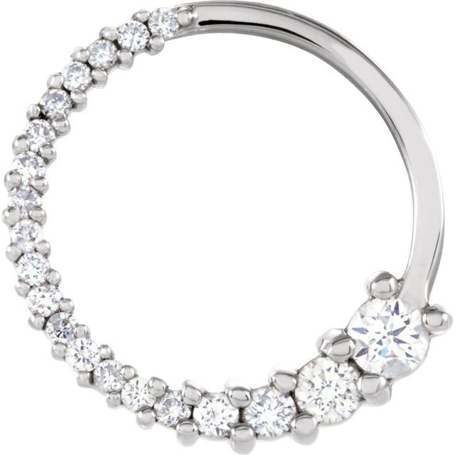 14K White