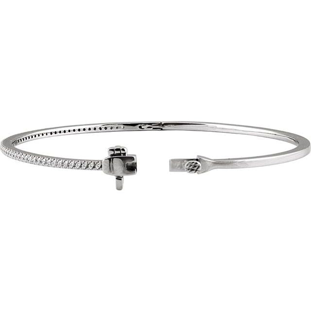 14K White