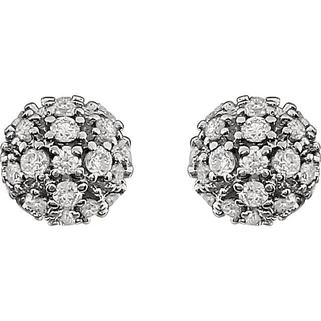 14K White
