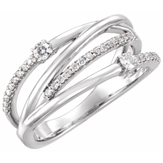 18K White