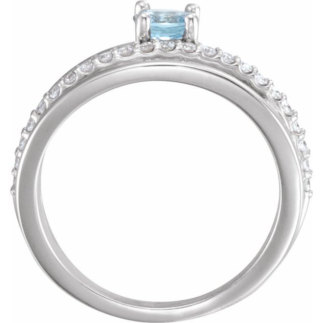 14K White