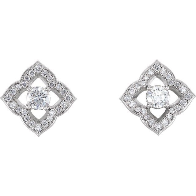 14K White