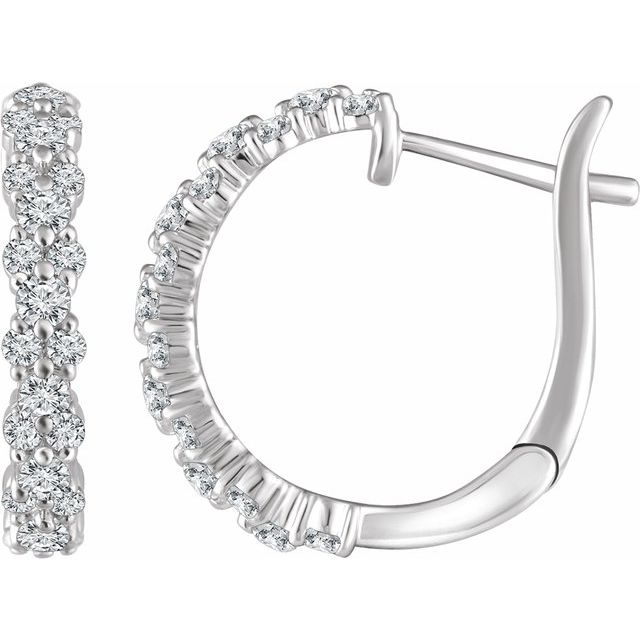 14K White