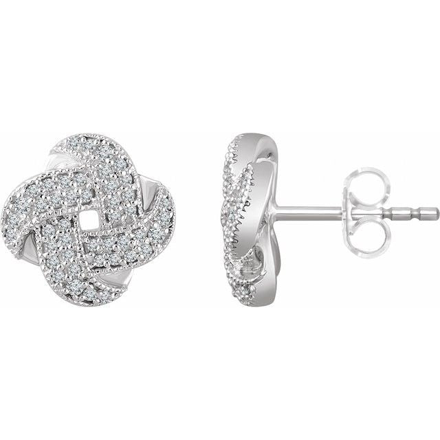 14K White