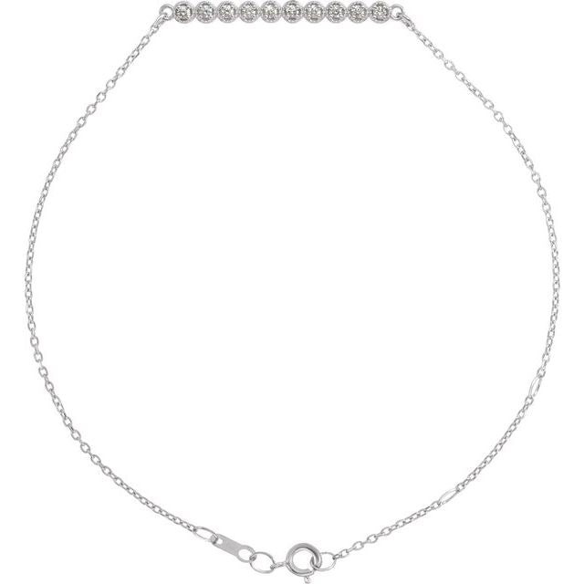 14K White