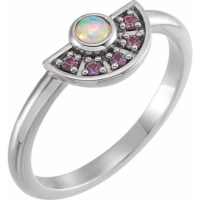 14K White