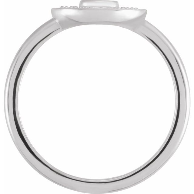 14K White