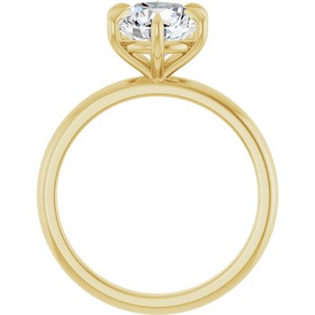Round Solitaire Engagement Ring