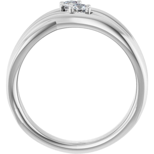 18K White
