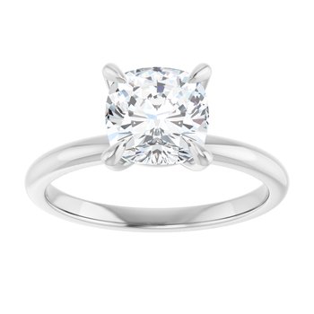 14K White