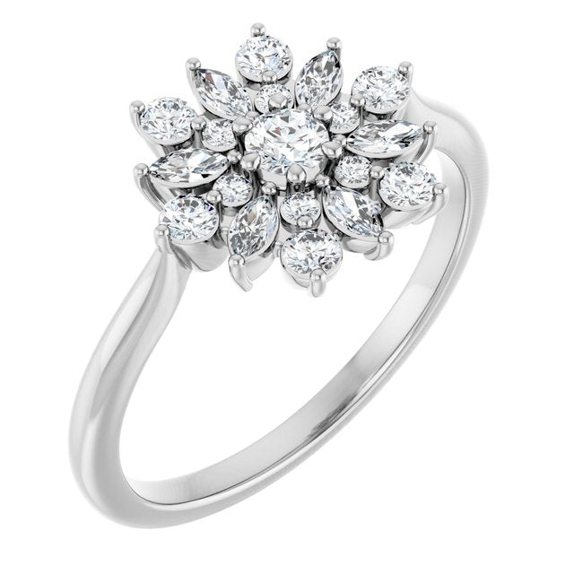 18K White