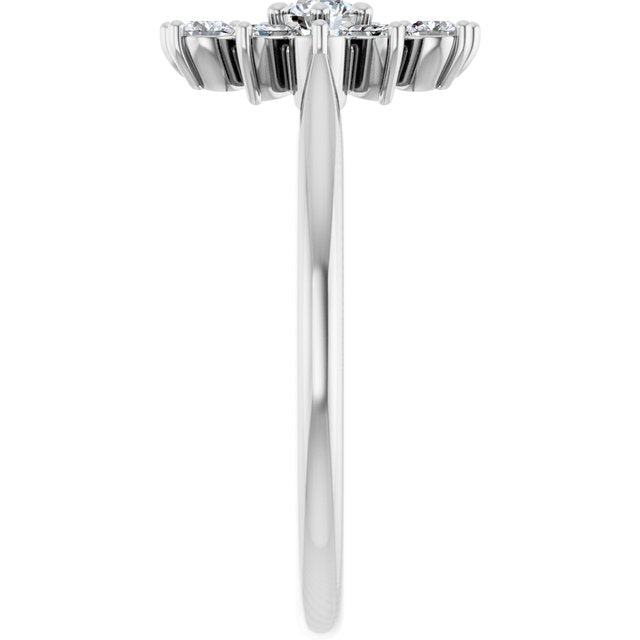 14K White