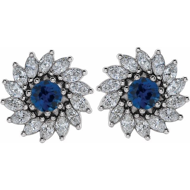 Lab-Grown Blue Sapphire