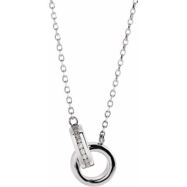 14K White