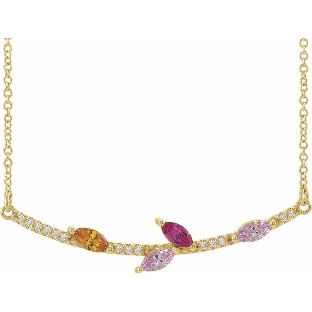 14K Yellow (4-Stone)