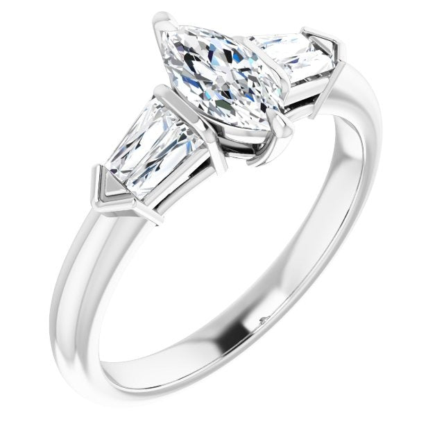 18K White