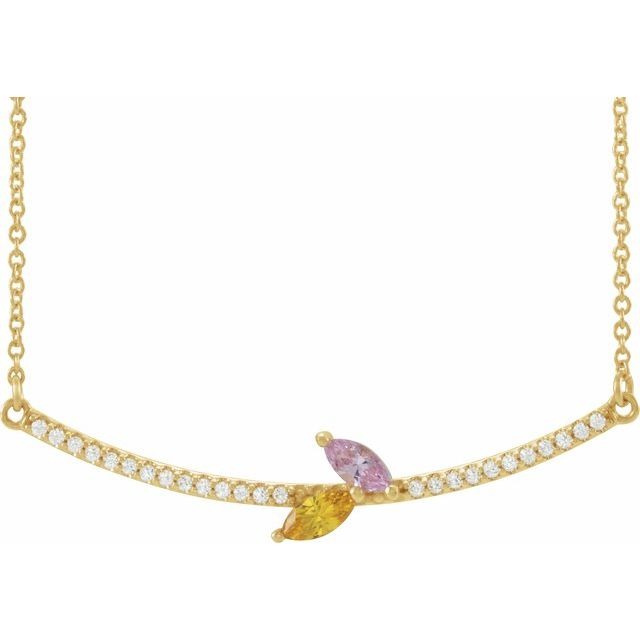 14K Yellow (2-Stone)