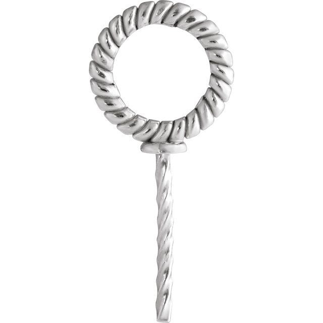 14K White