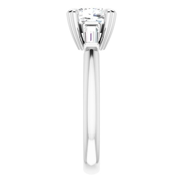 14K White