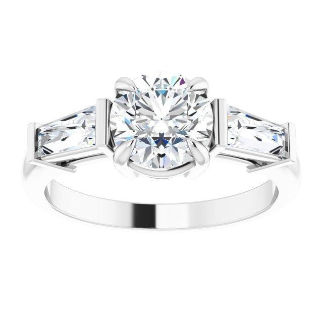 14K White