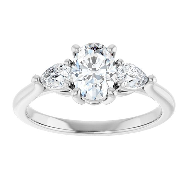 14K White