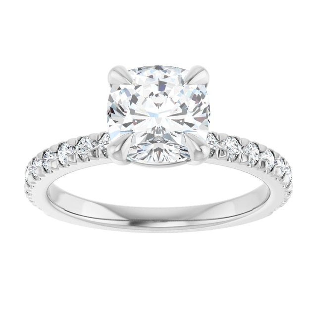 14K White