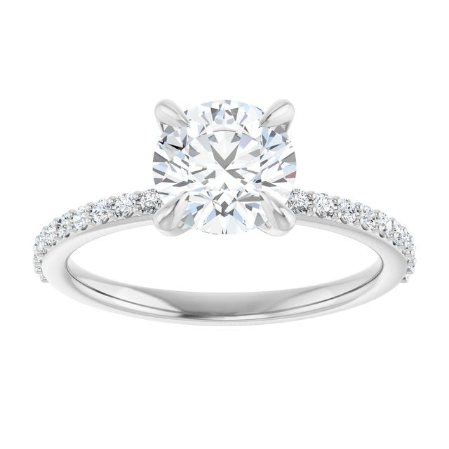 14K White
