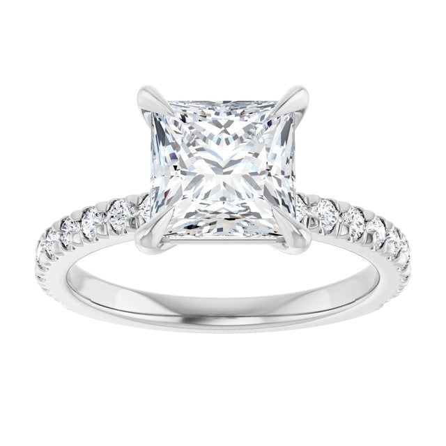 14K White