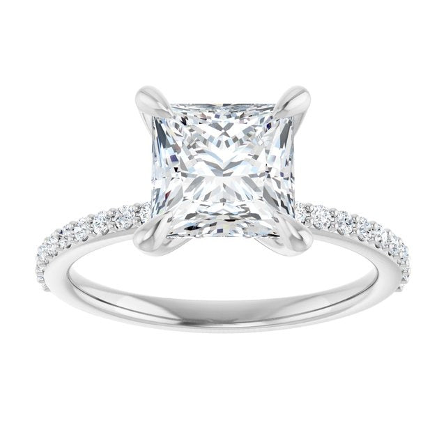 14K White