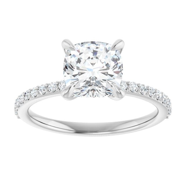 14K White