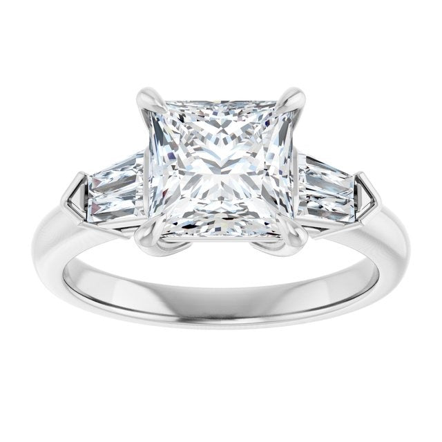 14K White