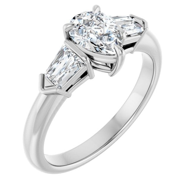 18K White