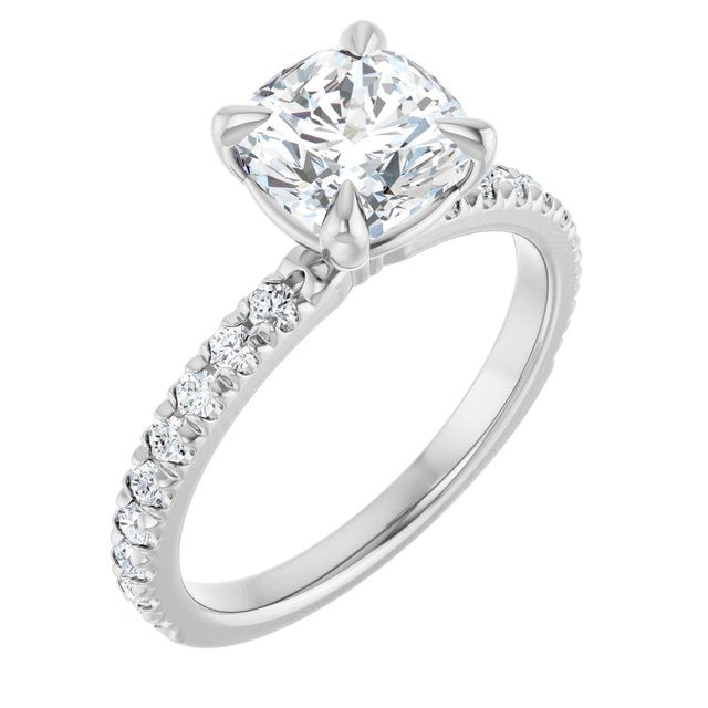 18K White