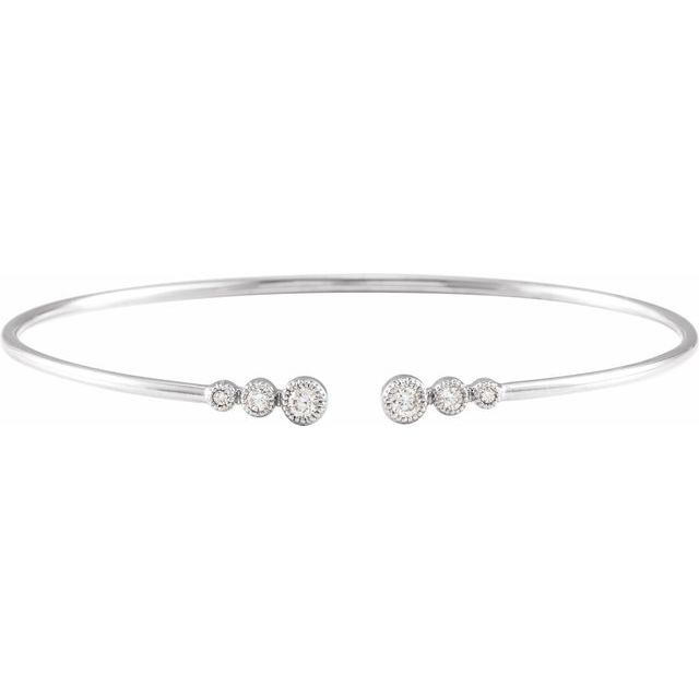 14K White