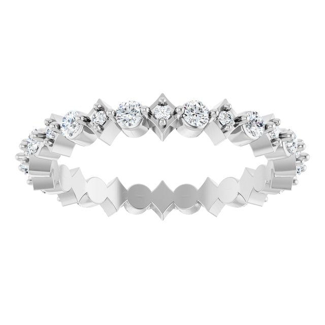14K White