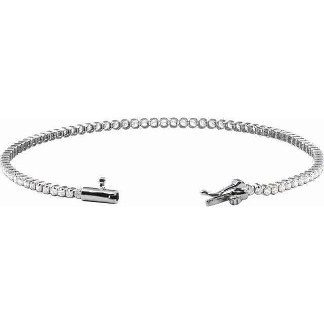 14K White