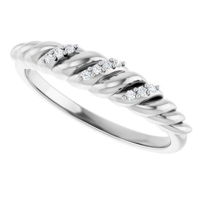 14K White