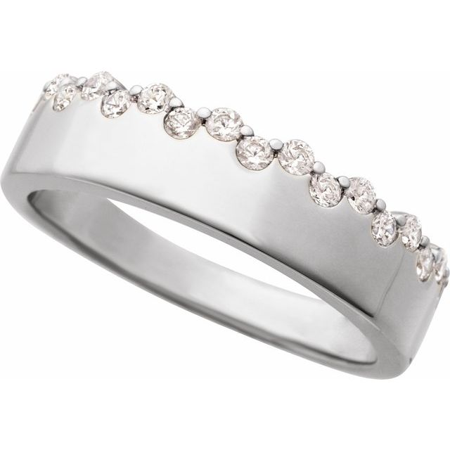 14K White