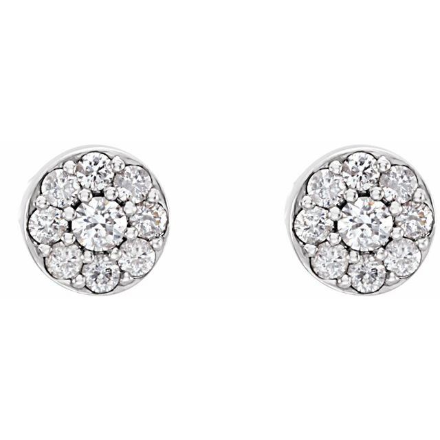 14K White