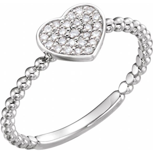 18K White