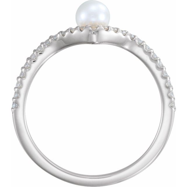 14K White