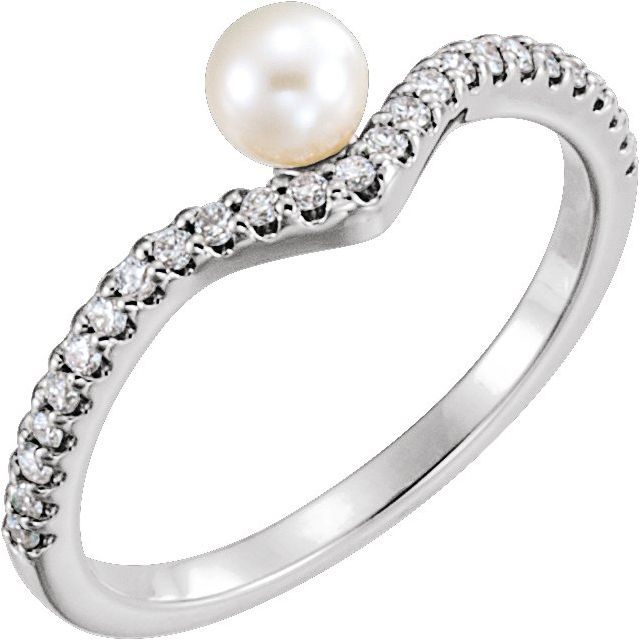 18K White