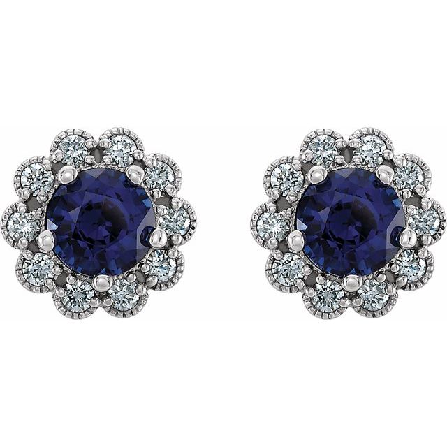 Lab-Grown Blue Sapphire