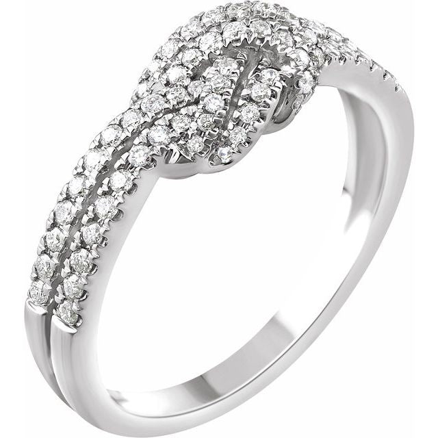 14K White